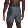 Under Armour Mens Tech 6-inch Boxerjock 1-Pack, (002) Gravel / / Black, Small view 2
