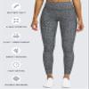 Aoxjox High Waisted Workout Leggings for Women Trinity Yoga Pants 26.5" (Blueberry Dot Print, X-Large) view 4