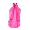CCYLEZ Kids Mesh Drawstring Backpack, Outdoor Beach Shell Bag Drawstring Closure Design, for Outdoor Playing to Store Kid's Toy(Pink) view 3