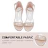 Dufannie Girls Gold Heels Sparkle Flower Girls Dress Shoes with Ankle Strap Low Heel Shoes Birthday Party Wedding Performances Sandals for Little Big Kids(3603Gold 11) view 4