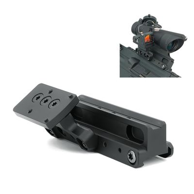 ZTFSETD Tactical Fastseries Mount for Offset Optic Base and Adapter Plate Set,Black
