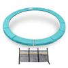 ExacMe 12 Foot Trampoline Pad 0.8" Thick with Opening, Replacement Safety Spring Cover Frame Pad with Storage Bag (Seafoam Green) view 1