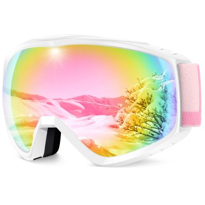 findway OTG Ski Goggles - Over Glasses Snow Snowboard Goggles for Men Women Adult & Youth - Anti-Fog 100% UV Protection