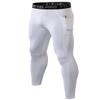 Yuerlian Men's Thermal Compression Pants, Fleece Lined Running Tights Compression Baselayer Leggings with Pockets for Cold view 1