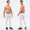 Yuerlian Men's Thermal Compression Pants, Fleece Lined Running Tights Compression Baselayer Leggings with Pockets for Cold view 3