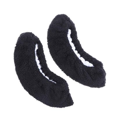 VANZACK Hockey Skates Covers 2 Pair of Elastic Water Absorption Towels Soft Comfortable Black s Skating Soakers