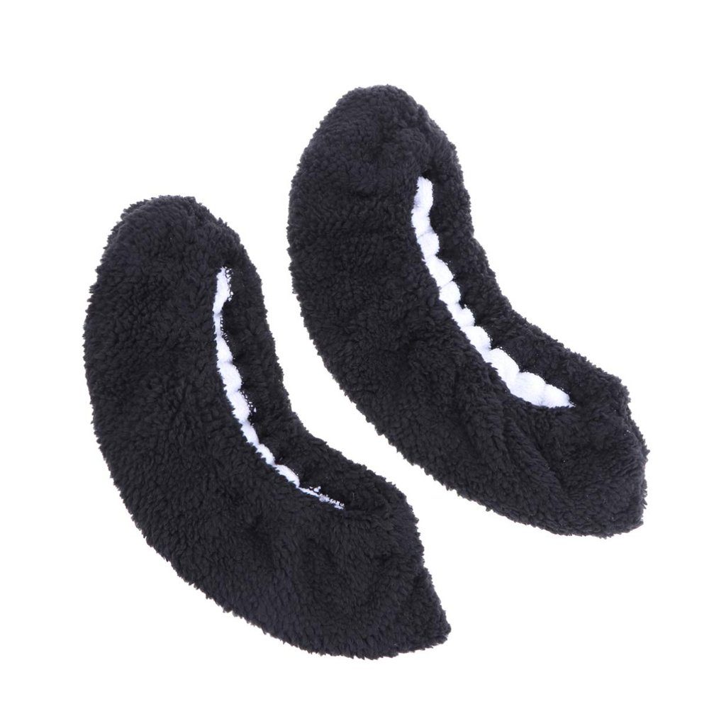 VANZACK Hockey Skates Covers 2 Pair of Elastic Water Absorption Towels Soft Comfortable Black s Skating Soakers