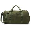 Magik Sports Gym Travel Duffel Bag Wet Pocket Shoes Compartment Swim Yoga Training (Dark Green) view 1