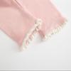 Toddler Children Kids Baby Girls Solid Ruffled Pants Leggings Trousers Clothes Softball Pants Girls (Pink, 5-6 Years) view 3