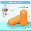 TICONN 200 Pairs Foam Ear Plugs, Hunting Earplugs Individually Wrapped 32dB NRR Noise Reduction Ear Plugs for Sleeping Fishing Passive Hearing Protection Travel Study Concentration (200 Pairs) view 2