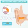 TICONN 200 Pairs Foam Ear Plugs, Hunting Earplugs Individually Wrapped 32dB NRR Noise Reduction Ear Plugs for Sleeping Fishing Passive Hearing Protection Travel Study Concentration (200 Pairs) view 3