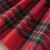 Toddler Kids Child Infant Baby Girls Long Sleeve Patchwork Plaid Bowknot Princess Dress Clothes (Red, 5-6 Years) view 4