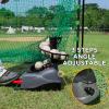 Furlihong 898BH Baseball Soft Toss Machine, Angle Adjustable, Step On Paddle and Release to Launch, No Power Supply Needed, Works with Regulation Baseball view 2
