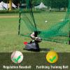 Furlihong 898BH Baseball Soft Toss Machine, Angle Adjustable, Step On Paddle and Release to Launch, No Power Supply Needed, Works with Regulation Baseball view 3