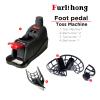 Furlihong 898BH Baseball Soft Toss Machine, Angle Adjustable, Step On Paddle and Release to Launch, No Power Supply Needed, Works with Regulation Baseball view 4