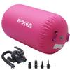 PPXIA Gymnastics Air Roller Air Barrel Inflatable Tumbling Mat, Tumble Track Backhandspring Mat Gymnastic Equipment with Pump for Yoga Training Cheerleading Home Use view 1