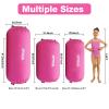 PPXIA Gymnastics Air Roller Air Barrel Inflatable Tumbling Mat, Tumble Track Backhandspring Mat Gymnastic Equipment with Pump for Yoga Training Cheerleading Home Use view 2