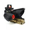 ZTFSETD Tactical Scope Mount for Fiber Optic Scope, with Offset Optic Base and Adapter Plate Set Compatible with T2 RMR Red Dot Sight, Tan view 3