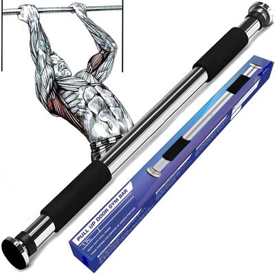 sainio Stainless Steel Doorway Gym Bar, Chin Up Bar, Pull-up Bar for Home, Mountable