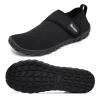 Racqua Mens Womens Water Shoes Quick Dry Barefoot Lightweight Beach Shoes Swim Pool Aqua Shoes Surfing Diving Fishing Sport Shoes Black 9 Women/8 Men view 3