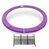 ExacMe 0.8" Thick Trampoline Pad 15 Foot, Premium Safety Spring Cover Frame Pad with Opening, Storage Bag (Purple) view 1