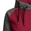 Maiyifu-GJ Men's Slim Fit Long Sleeve Hoodies Lightweight Color Block Pullover Hoodie Hipster Sports Gym Hooded Sweatshirt (Red,X-Large) view 4