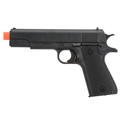 Spring Standard 1911 Airsoft Pistol in Poly Bag - Black -UK Arms