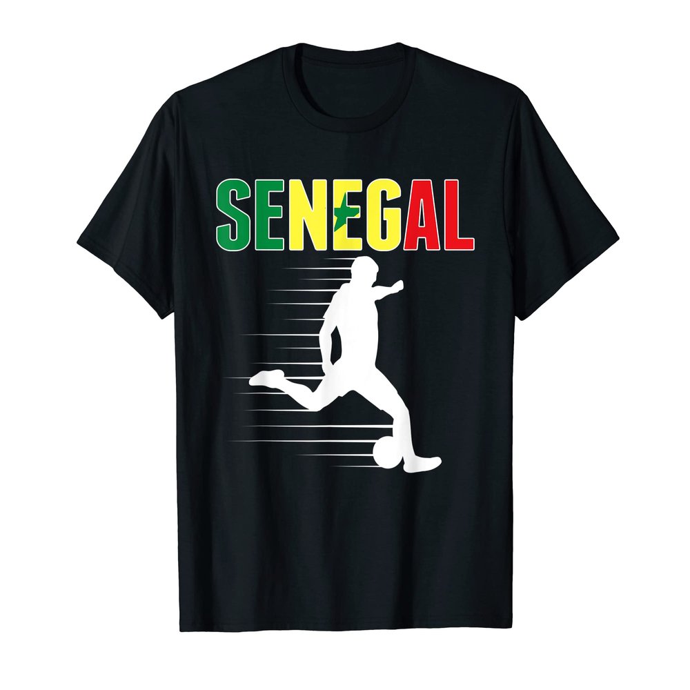 Senegal Soccer Fans Jersey Proud Senegalese Football Lovers T-Shirt
