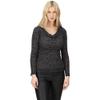 Regatta Womens/Ladies Frayda Animal Print Cowl Neck Top (8 US) (Black/Storm Grey)