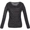 Regatta Womens/Ladies Frayda Animal Print Cowl Neck Top (8 US) (Black/Storm Grey) view 3