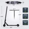 FREEDARE Complete Pro Scooter JB-1 Stunt Scooter for Kids 8 Years and Up, Teens, Adults, Trick Scooter for Beginners Black view 4