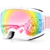 findway Ski Goggles OTG - Over Glasses Snow/Snowboard Goggles for Men, Women & Youth - 100% UV Protection view 1