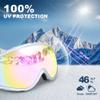 findway Ski Goggles OTG - Over Glasses Snow/Snowboard Goggles for Men, Women & Youth - 100% UV Protection view 3