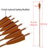 wolfman 30" Archery Carbon Arrows Spine 500 600 Hunting Arrows with 4 Turkey Feather Targeting Arrows for Compound & Recurve &Traditional Bow 6/12pcs (12pcs + Tube, Spine 500) view 4