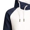 Maiyifu-GJ Men's Slim Fit Long Sleeve Hoodies Lightweight Color Block Pullover Hoodie Hipster Sports Gym Hooded Sweatshirt (White,X-Large) view 4
