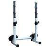 Multifunctional Squat Rack Adjustable Barbell Rack Stable Bench Press Home Fitness Equipment Weight Lifting Stand Squat Rack (Color : White, Size : (79~109)*56*(92~151) cm) view 1