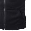 Maiyifu-GJ Men's Zip Up Hoodie Tank Tops Sleeveless Bodybuilding Fitness Muscle Hoodies Lightweight Gym Hooded Vest Blouse (Black,Large) view 4