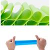 BAN.P Yoga Pilates Stretch Resistance Band Exercise Fitness Training Elastic Exercise Fitness Natural Rubber Gym Anti-Slip (Color : Blue, Size : 1.5 m 28 lb) view 4