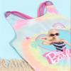Barbie Swimsuit Girls Kids Doll Logo Tie Dye Swimming Costume 8-9 Years Pink view 4