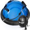 Yes4All 880LBS Half Ball Balance Trainer, Pilates Balance & Stability Ball for Exercises, Home Gym, Floor & Full Body Workouts, Upgrade Combo - Black/Blue view 1