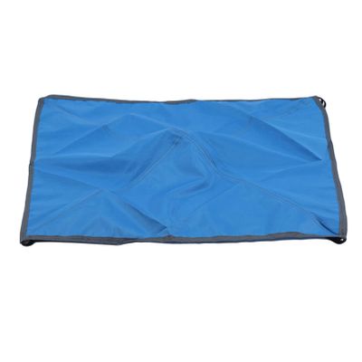 JUNYY Outdoor 3-4 Person Automatic Tent Top Cloth Protection Cover Camping Canopy Sunshade Cover Replacement Tent Accessories(Blue)