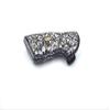 BMPL Mother of Pearl Inlay Handgun Grips Compatible Replacement for Rossi, Small Frame Square Butt Revolver Grips Smooth Handmade Handcraft view 1