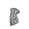 BMPL Mother of Pearl Inlay Handgun Grips Compatible Replacement for Rossi, Small Frame Square Butt Revolver Grips Smooth Handmade Handcraft view 4