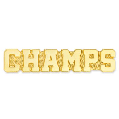PinMart's Champs Chenille Lapel Pin - 10 Pack