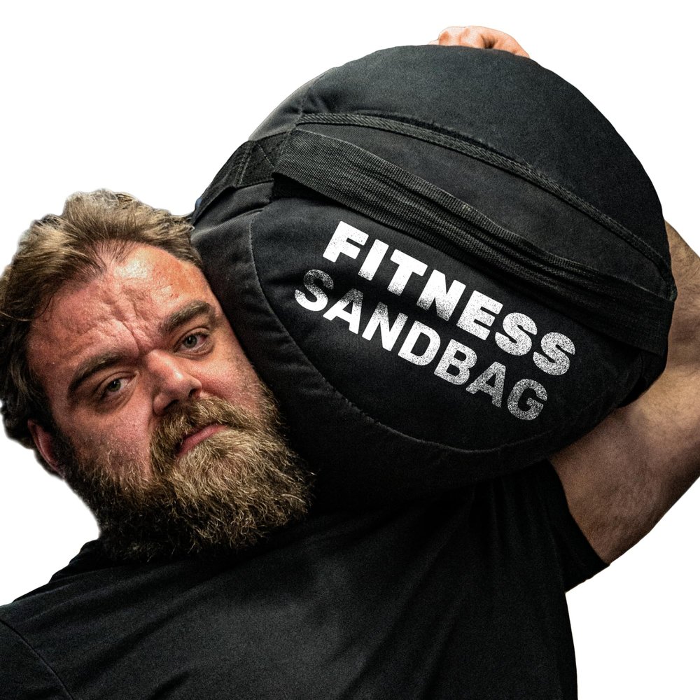 Strongman Sandbag for Working Out [Bells of Steel] Fitness Sand Bag Sacks, Commercial and Home Gym Sand Bags for Weight Training with Handles for Workout - 350 lb