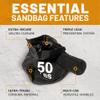 Strongman Sandbag for Working Out [Bells of Steel] Fitness Sand Bag Sacks, Commercial and Home Gym Sand Bags for Weight Training with Handles for Workout - 350 lb view 4