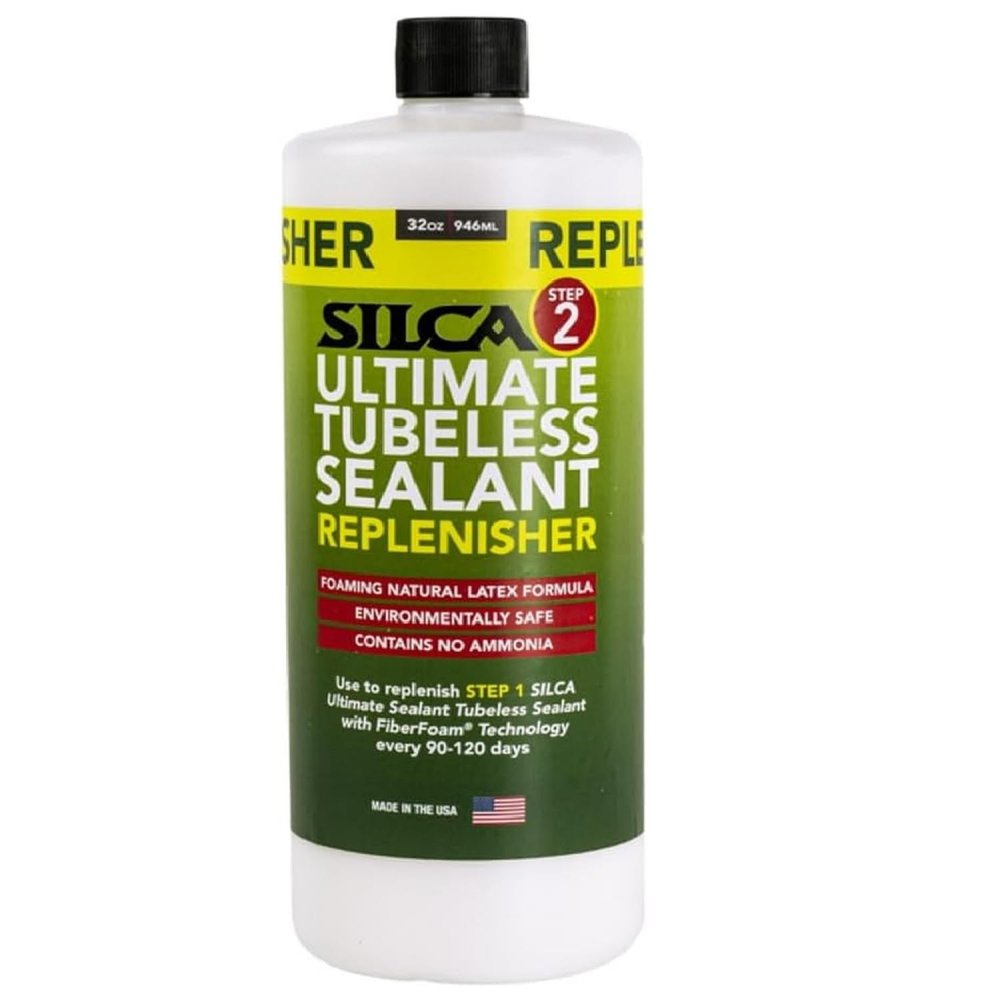 SILCA tubeless Tire sealant (Step 2: Replenisher Sealant NO Carbon, 32oz) (Step 2: Replenisher Sealant NO Carbon, 32oz)