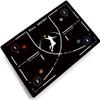 Basketball Footstep Training Mat,Basketball Train matNon-Slip Regular Training System Blanket, Dribble Silent Sports Auxiliary Props,Training Pace Ball Control Player Equipment(107cm*76cm*0.4cm) view 1