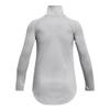 Under Armour Girls Tech Graphic Half Zip Hoodie, (012) Mod Gray Light Heather / / Metallic Silver, X-Large view 2