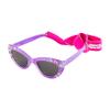 Mud Pie Cat Eye Toddler Girl Sunglasses & Strap Set, Purple view 1